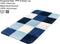 Dutch House Badmat Brest - Badmat 60X90cm - Blauw - Antislip - Badmatten - Anti Slip Douchemat - Badkamer Mat - Snel Absorberend - Snel Drogende Badmat