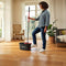 Vileda Turbo Deep Clean - roterende mopset - 3-in-1 systeem met pedaalpers - zwart rood wit paarse