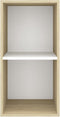 vidaXL - Tv-wandmeubel - 37x37x72 - cm - bewerkt - hout - sonoma - eikenkleur - en - wit