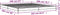 vidaXL - Bedframe - bewerkt - hout - metaal - zwart - 160x200 - cm