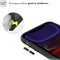 iMoshion Hoesje Geschikt voor iPhone 11 Hoesje Shockproof - iMoshion Rugged Hybrid Carbon Case - zwart