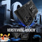 Podec Samsung Galaxy S23 Ultra - Back Cover - Anti-Shock Case met Kickstand Ring - Zwart