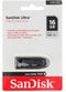 SanDisk Ultra - USB Stick - 16GB - USB 3.0 - Zwart