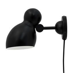 Ludo - Wandlamp - Speelse invloed - Zwart