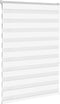 vidaXL Zebra - rolgordijn - 100x150 cm - 100% polyester - wit