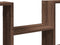 vidaXL - Wandschap - 99x15x60 - cm - bewerkt - hout - bruin - eikenkleurig
