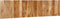 vidaXL - Hoofdbord - 200 - cm - massief - acaciahout