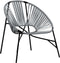 vidaXL - Set - tuinstoelen - 3-delig - poly - rattan - zwart - en - lichtgrijs