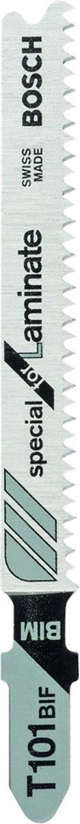 Bosch T 101 BIF - Decoupeerzaagbladen - Special for Laminate - 5 stuks (5 stuks)