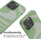iMoshion Hoesje Geschikt voor iPhone 14 Pro Hoesje Met Koord - iMoshion Siliconen design hoesje met koord - Groen / Retro Green