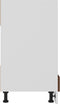 vidaXL - Ovenkast - Riga - 60x46x81,5 - cm - bewerkt - hout - bruin - eikenkleur