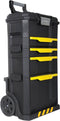 STANLEY 1-79-206 - Gereedschapswagen 3-in-1 - Afneembare koffer en ladeblok - Zwart Geel