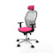 Jorquera Piqueras y Crespo 1D086N2 - Bureaustoel met hoofdsteun - Verstelbare hoogte - Roze