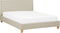 SENNEZ - Tweepersoonsbed - Beige - 180 x 200 cm - Polyester