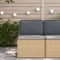 vidaXL - Ligbedkussen - voor - Rugleuning - Antraciet - 50x40x12 - cm - Oxford - Stof