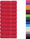 vidaXL - Handdoeken - 10 - st - 50x100 - cm - 360 - g/m² - 100% - katoen - rood