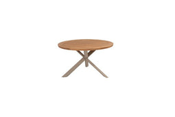 4so - Taste Prado dining tafel teak latte dia. 130 cm