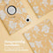 imoshion Tablet Hoes - Geschikt voor Samsung Galaxy Tab A9 8.7 inch - 360° Draaibare Design Bookcase 2.0 - Yellow Flowers