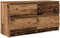 vidaXL - Tv-meubel - 100x35x54 - cm - bewerkt - hout - oud - houtkleurig