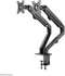 Neomounts FPMA-D650DBLACK - Bureausteun voor 2 schermen tot 27
