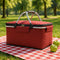Ceruzo Koelmand Rood - Opvouwbare Picknickmand - 40 x 23 x 20 cm