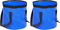 Emmers 2 st inklapbaar 30 L PVC blauw