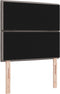 vidaXL - Hoofdbord - met - Lijnen - in - Taupe - - - 100 - cm - Stof