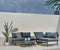 Intimo Garden - Luxe Japandi Loungeset - Aluminium - geschikt voor 4 personen - Antraciet