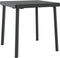 vidaXL - Ligbedden - 2 - stuks - met - wielen - en - tafel - - - zwart - poly - rattan