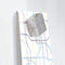glasmagneetbord XL Sigel Artverum 1000x1000x18mm wit SI-GL201