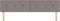 vidaXL - Hoofdbord - Knopgestoffeerd - Taupe - 200 - cm
