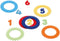 Goki Hoopla game with 6 felt rings bar H: 14 cm