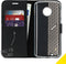 Accezz Motorola Moto G6 - Wallet Softcase Bookcase - 3 pashouders - Zwart