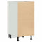 vidaXL - Onderkast - Lyon - 40x46x81,5 - cm - bewerkt - hout - gerookt - eikenkleurig
