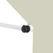 vidaXL - Luifel - handmatig - uittrekbaar - 100 - cm - crème