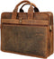 Rat Pack by Orange Fire Leren Laptoptas Aktetas 15.6 inch Bogart Rat Pack OF 558/15 Bruin