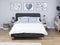 RENNES - Tweepersoonsbed - Donkergrijs - 160 x 200 cm - Polyester