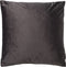 Dutch Decor DUKO - Sierkussen velvet Charcoal Gray 45x45 cm - grijs - Inclusief binnenkussen