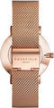 Rosefield The Mercer Dames Horloge - Rosé Goud Ø38mm - MBR-M45