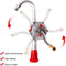 LEMOTO C0019 - Olievat Pomp - Aluminium Rotary Hand Crank