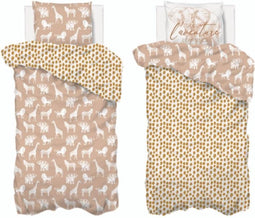 Atmosphera Kids Dekbedovertrek set met 1 kussensloop 140x200cm/65x65cm Savannah
