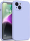 Lunso - Geschikt voor iPhone 15+ / 15 Plus - Hoesje Flexibel silicone Backcover - Lila