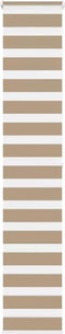 vidaXL - Zebra - Blind - 50x200 - cm - stofbreedte - 55,9 - cm - polyester - zandbruin