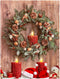 Schilderij Kerstmis Multicolour Hout Canvas 30 x 40 x 1,8 cm