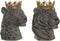 Decoratieve figuren DKD Home Decor Hars Dier (2 pcs) (27.5 x 23.5 x 33 cm)