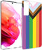 imoshion Hoesje Geschikt voor Samsung Galaxy S21 FE Hoesje Siliconen - imoshion Design hoesje - Meerkleurig / Rainbow Flag