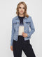 VERO MODA VMHOT SOYA LS DENIM JACKET MIX GA NOOS - Dames Spijkerjas - Knoopsluiting - Maat XS