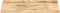 vidaXL - Tafelblad - 15-16 - mm - 100x60 - cm - massief - mangohout