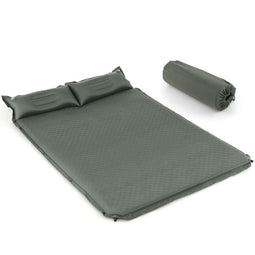 Coast Kampeermat 2-Persoons - Zelfopblazend - Waterdicht - 187 x 130 x 4 cm - Groen