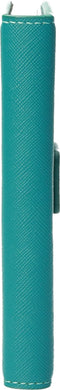 Mobiparts iPhone 13 Mini - Wallet Case - Saffiano motief - Turquoise